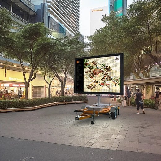 Mobile LED Advertising Trailers